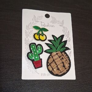 Iron-On Patch Set - Green, Yellow, and Brown